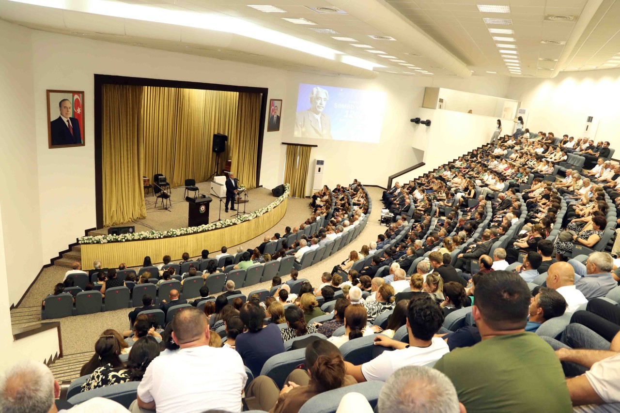 Ağstafada Səməd Vurğunun 120 illik yubileyi qeyd olundu - FOTOLAR